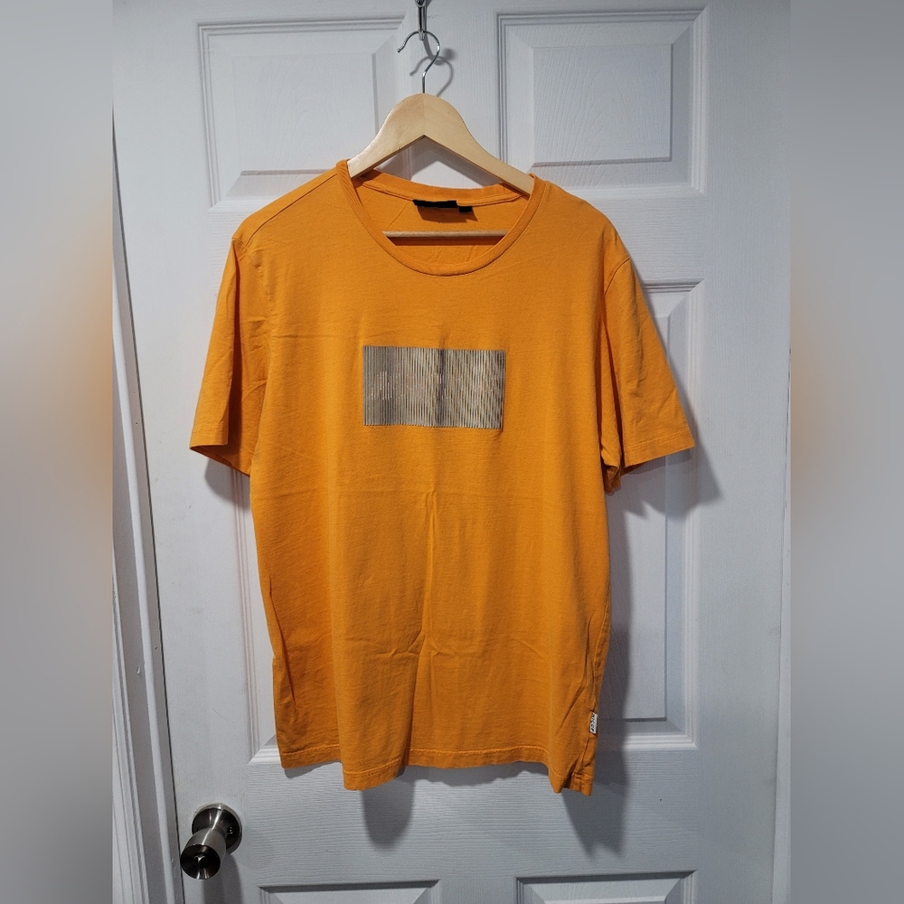 nicce yellow men's t-shirt size xl